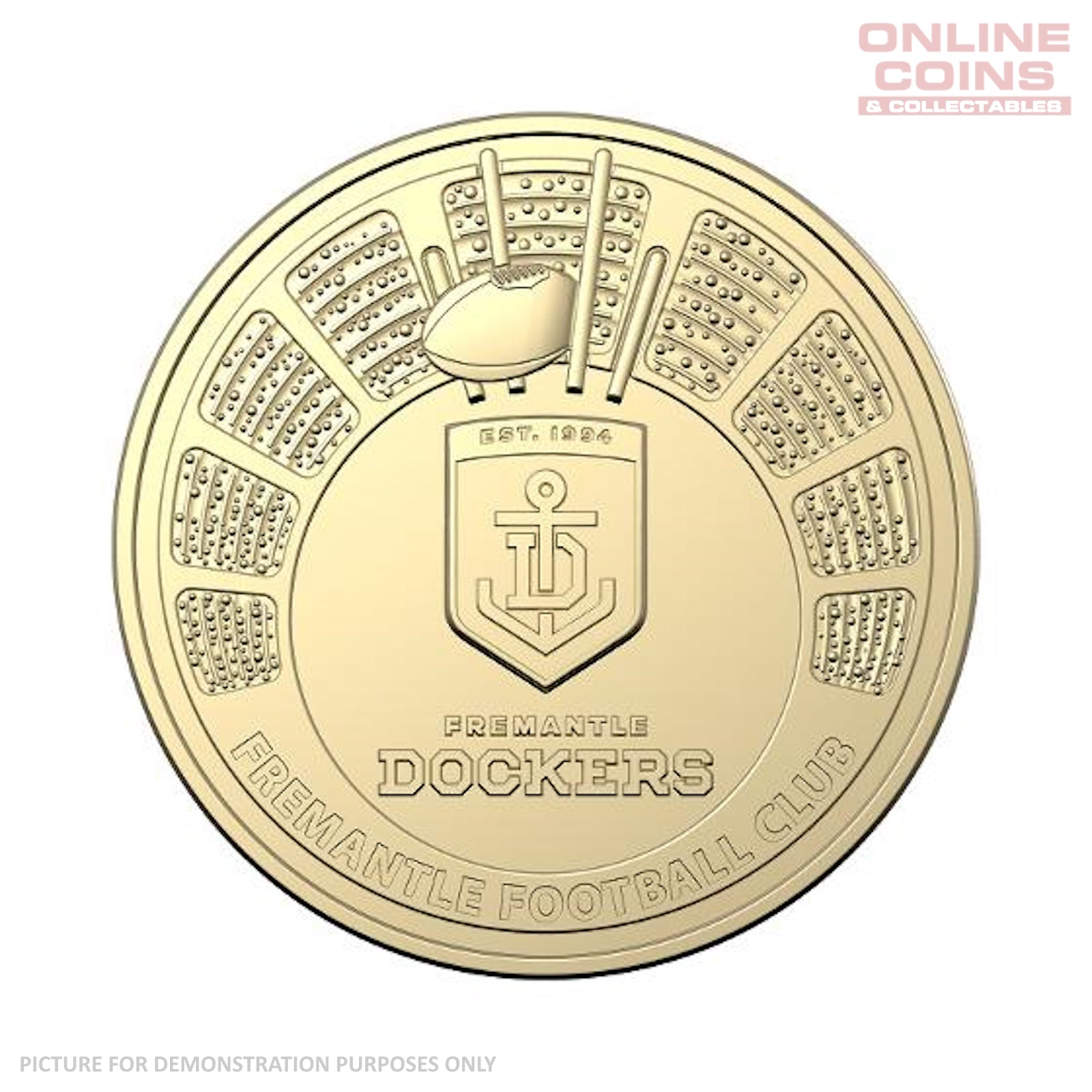 2024 AFL LOOSE $1 COIN - FREMANTLE DOCKERS